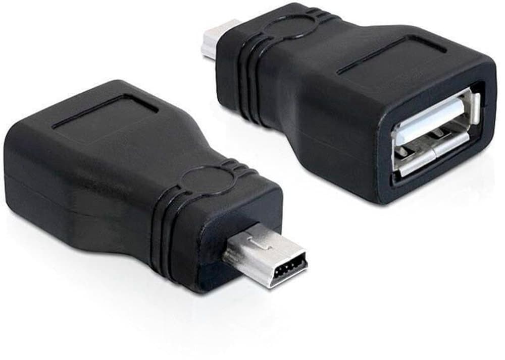 Adaptateur 2.0 USB-A femelle - USB-MiniB mâle Adaptateur USB DeLock 785302405118 Photo no. 1