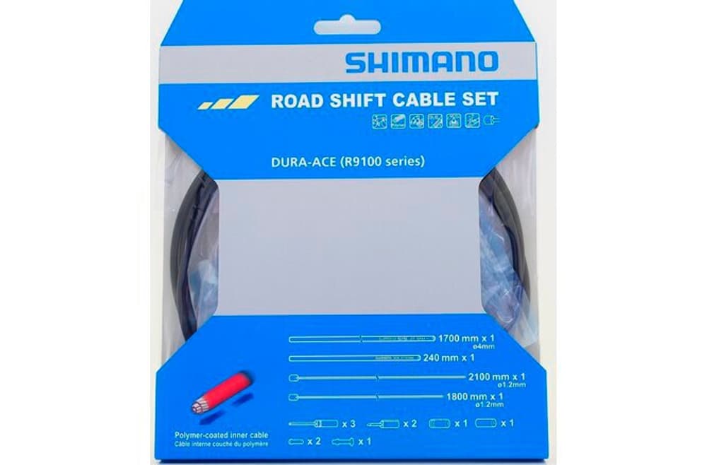 Set cavi cambio Dura-Ace RS-900 rivestiti in polimero Cavi di freni Shimano 470994400000 N. figura 1