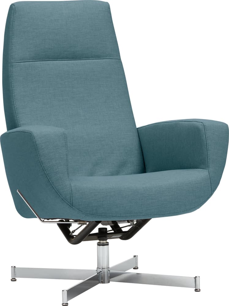 CHARLENE Sessel 402435507041 Grösse B: 77.0 cm x T: 80.0 cm x H: 105.0 cm Farbe Hellblau Bild Nr. 1