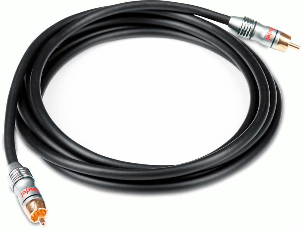 câble Subwoofer RCA (2.5m) - Noir Câble audio Teufel 785302423986 Photo no. 1