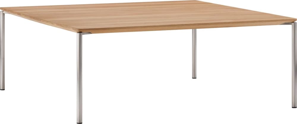 BAO Salontisch BAO Salontisch 402161000000 Grösse B: 90.0 cm x T: 90.0 cm x H: 35.0 cm Farbe Eiche massiv / Edelstahl Bild Nr. 1