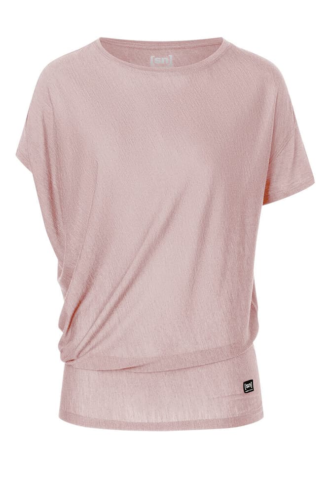 W Yoga Loose Tee T-shirt super.natural 466418600538 Taglie L Colore rosa N. figura 1