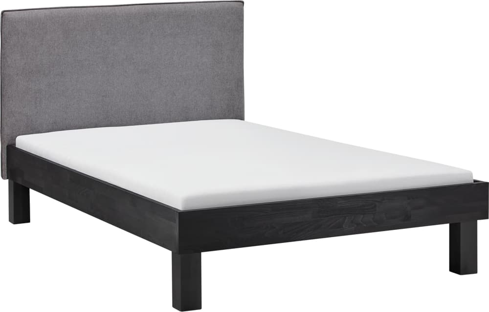 CARA Lit CARA Lit 407815900000 Dimensions L: 140.0 cm x P: 200.0 cm Couleur Hêtre noir Photo no. 1