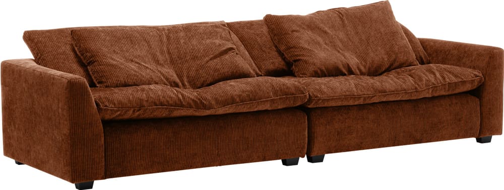 NOACK 3er-Sofa 405830130356 Grösse B: 294.0 cm x T: 103.0 cm x H: 95.5 cm Farbe Rost Bild Nr. 1