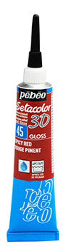 Sétacolor 3D 20ml Metal Textilfarbe Pebeo 665469600000 Farbe Rot Bild Nr. 1