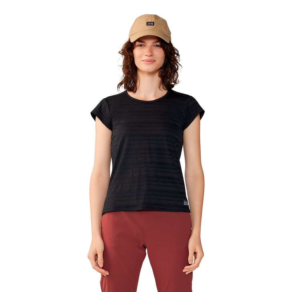 W Mighty Stripe™ Short Sleeve T-shirt MOUNTAIN HARDWEAR 474125100220 Taglie XS Colore nero N. figura 1