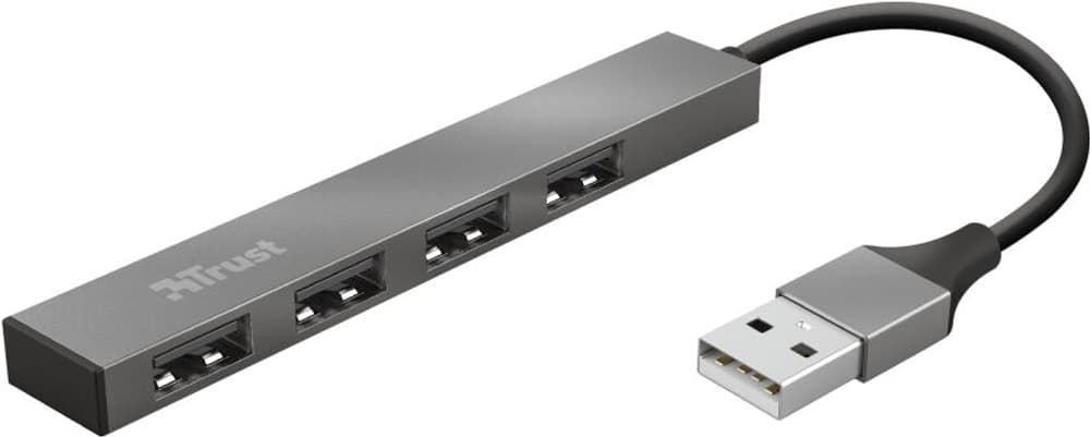 Halyx Aluminium 4-Port mini USB-Hub & Dockingstation Trust 798309400000 Bild Nr. 1