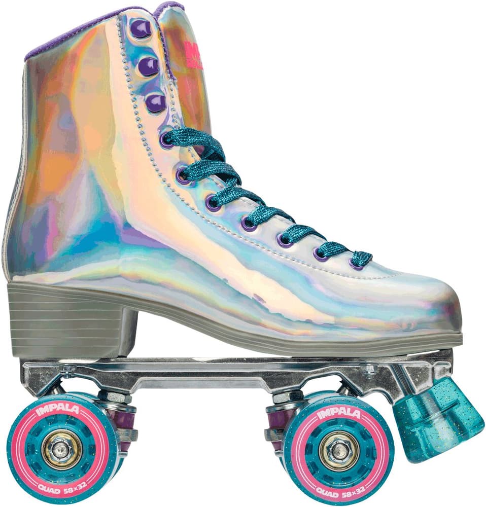 Quad Skate Holographic Pattini a rotelle Impala 466524741087 Taglie 41 Colore argento N. figura 1