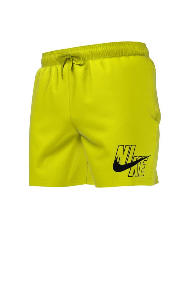 Essential Lap 5" Volley Short Pantaloncini da bagno Nike 468142600355 Taglie S Colore giallo neon N. figura 1