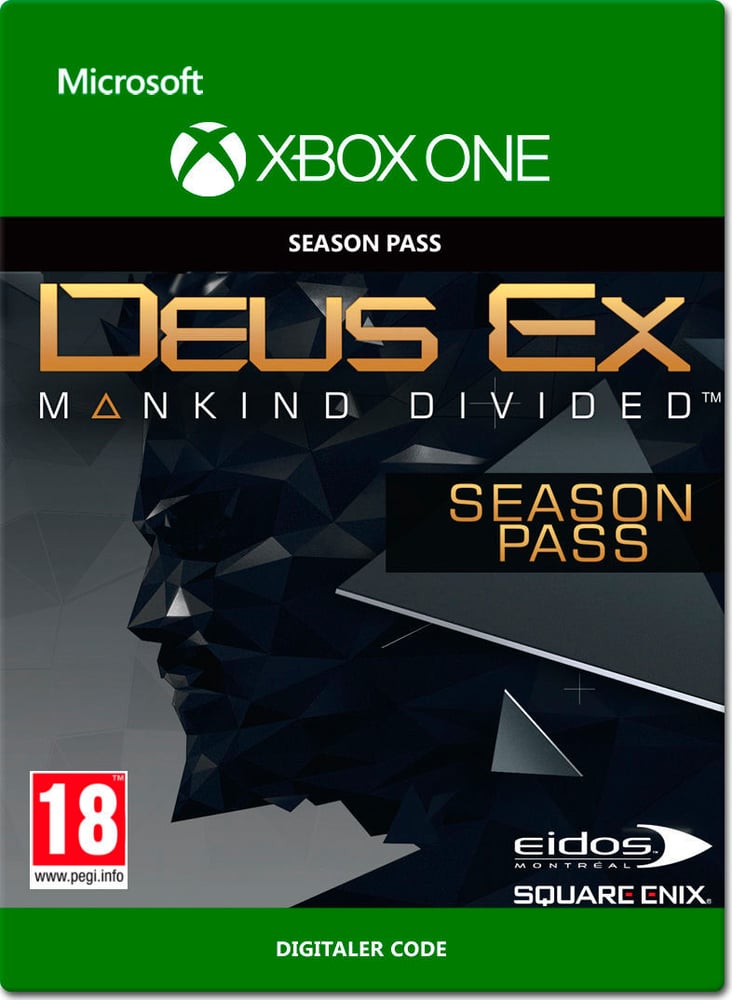 Xbox One - Deus Ex Mankind Divided - Season Pass Game (Download) 785300138647 N. figura 1