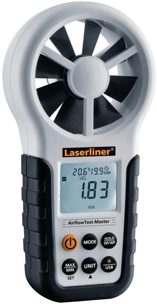 Anemometro Flusso d'ariaTest Master Apparecchio di misura Laserliner 785302415832 N. figura 1
