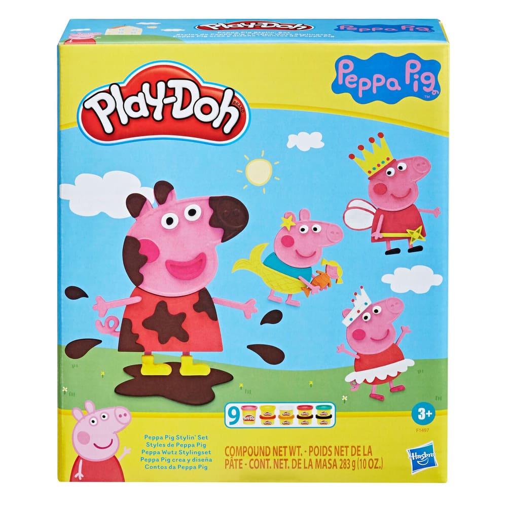 Play-Doh Peppa Pig Styli. Set Bricolage 740415200000 Photo no. 1