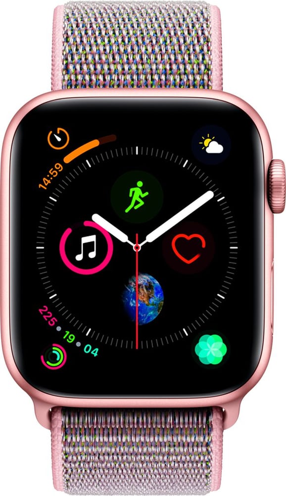Watch Serie 4 44mm GPS+Cellular Gold Aluminum Pink Sand Sport Loop Smartwatch Apple 79845510000018 No. figura 1
