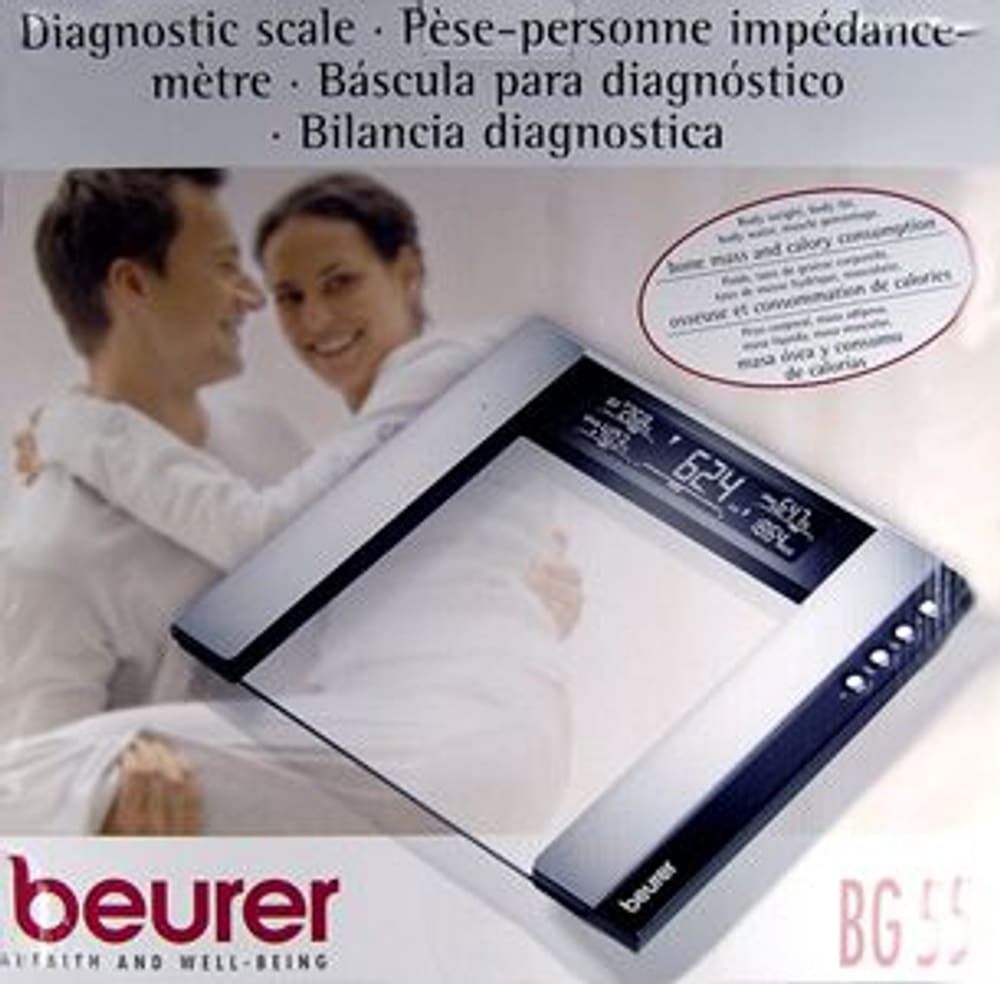 Beurer GLAS-DIAGNOSEWAAGE BG55 Beurer 70220480000006 Bild Nr. 1