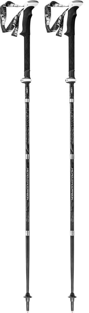 Micro Vario Carbon Strong Bâton pliable pour la randonnée et la randonnée à ski Leki 46460880000017 Photo n°. 1