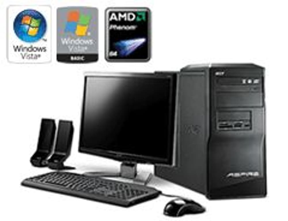 PC-Set Aspire M1201-IF7Z inkl. X223Wb Acer 79704940000008 Bild Nr. 1
