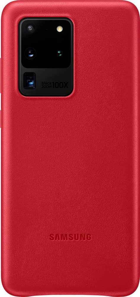 Leather Cover red Smartphone Hülle Samsung 785300151151 Bild Nr. 1