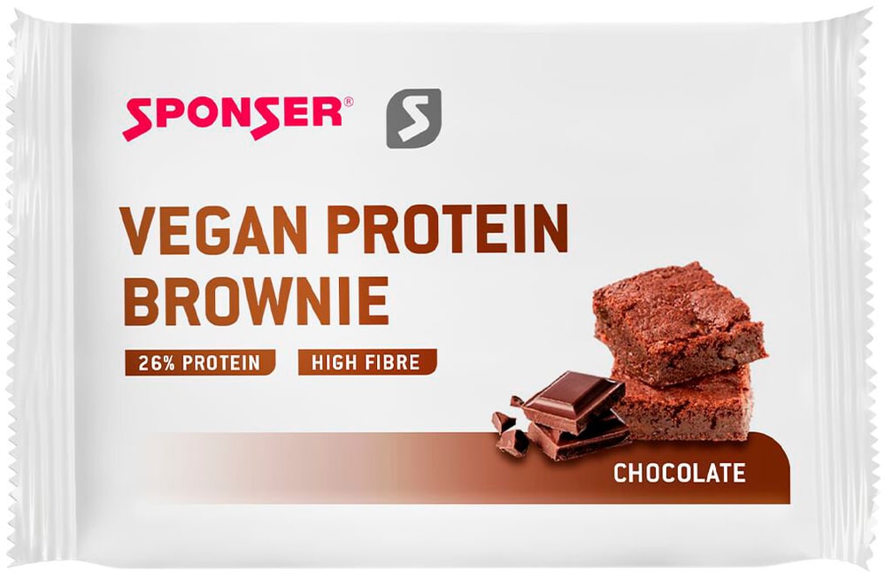 Vegan Protein Brownie Barretta proteica Sponser 467904203600 Colore neutro Gusto Cioccolato N. figura 1