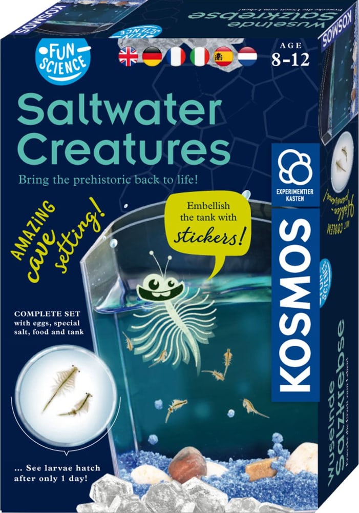 Salt Water Creatures Fun Science Kit scientifici KOSMOS 748968900000 N. figura 1