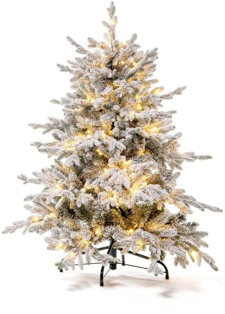 Albero di Natale a LED Albero innevato 120 150 LED ww, H120cm, interno Albero di Natale STT 785302444624 N. figura 1