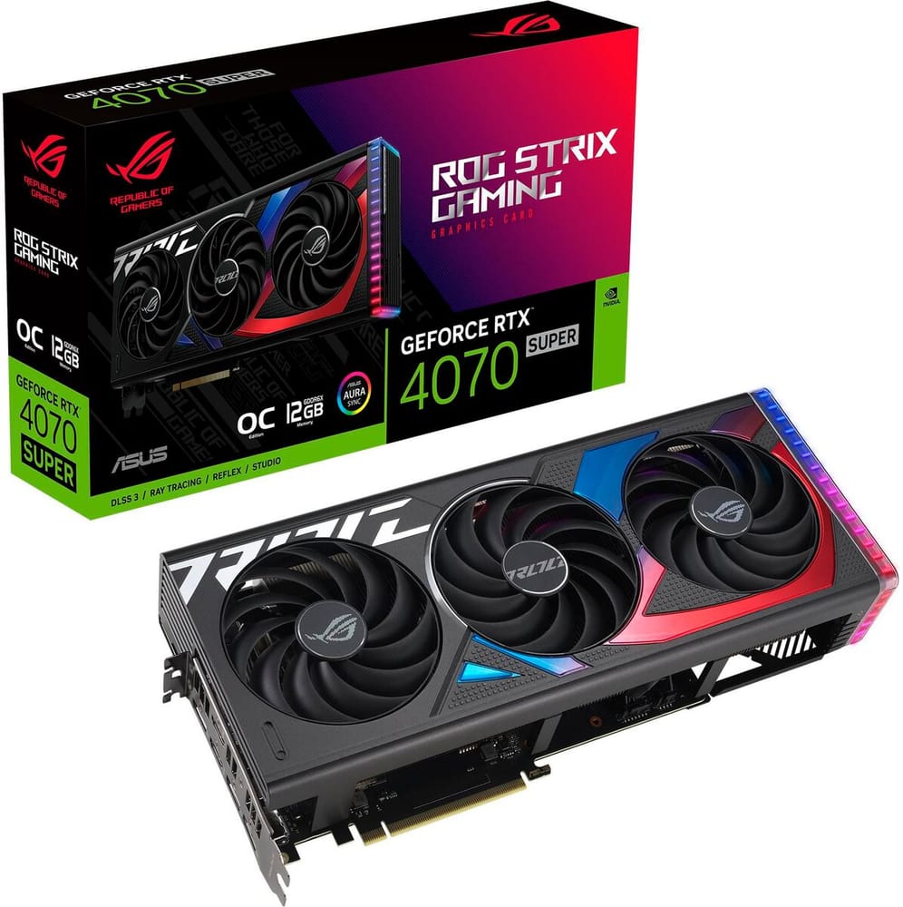 ROG Strix GeForce RTX 4070 SUPER OC Edition 12 GB Grafikkarte Asus 785302424368 Bild Nr. 1
