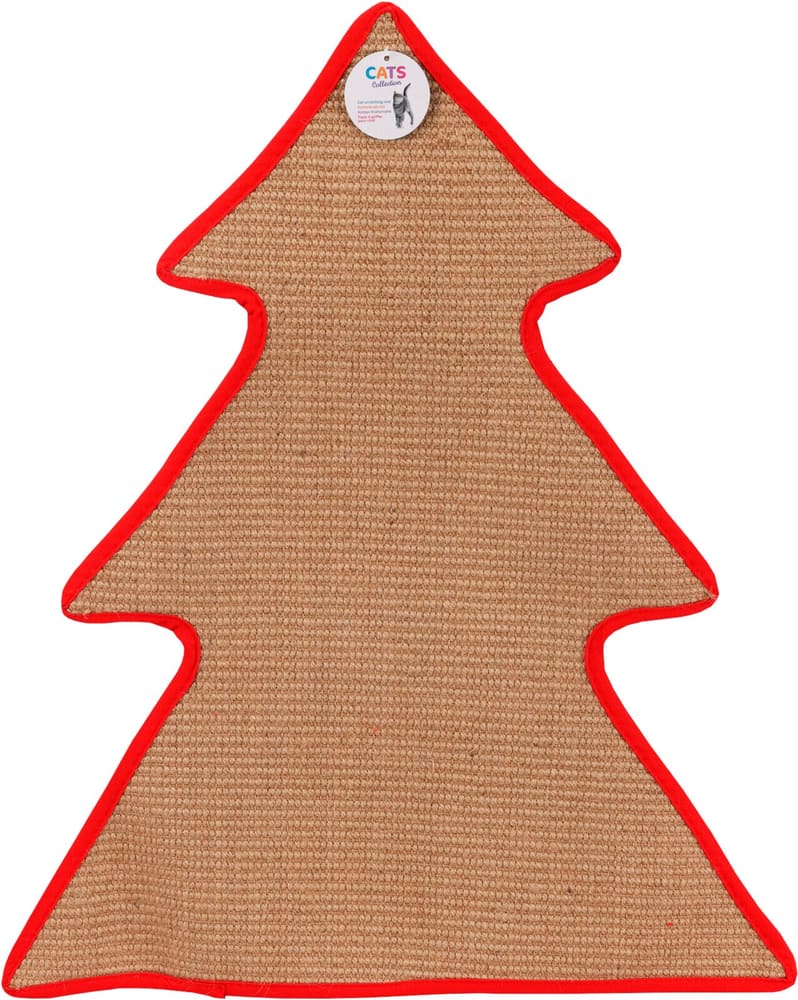 Xmas Tapis à griffer pour chat en sapin, 60 cm Tapis à gratter 658745500000 Photo no. 1