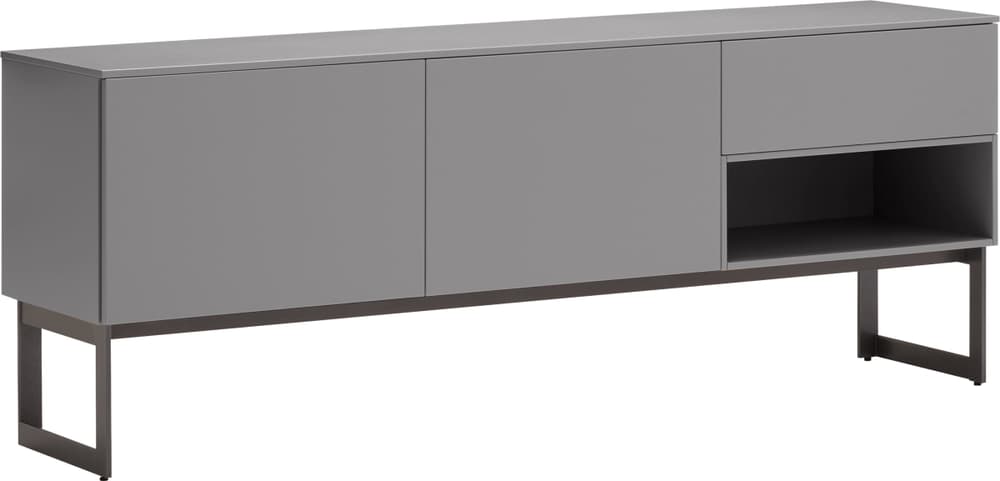 TILL Buffet bas TILL Buffet bas 400861800000 Dimensions L: 168.0 cm x P: 41.0 cm x H: 64.6 cm Couleur Gris moyen Photo no. 1
