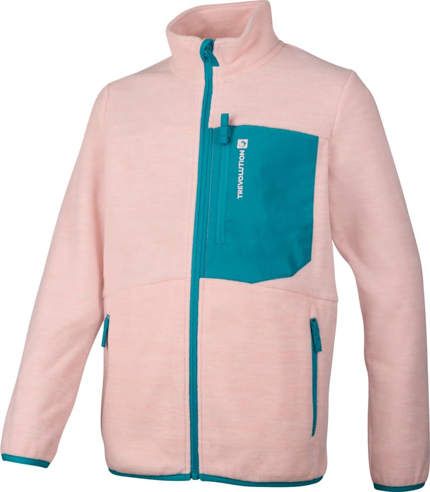 Giacca in pile Colorblock Giacca in pile Trevolution 469372617638 Taglie 176 Colore rosa N. figura 1