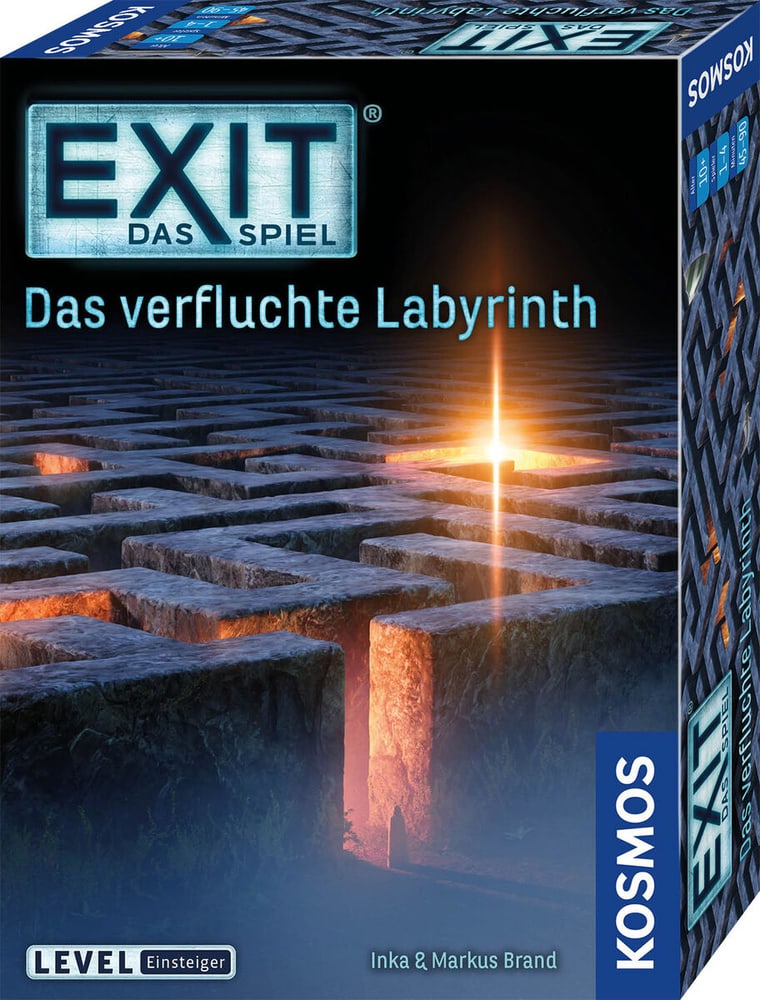 Exit das Spiel Verfluchte Labyrinth Giochi di società KOSMOS 743406200100 Colore neutro Lingua Tedesco N. figura 1