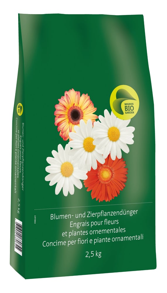 Blumendünger - und Zierpflanzendünger, 2.5 kg Feststoffdünger Migros Bio Garden 658307700000 Bild Nr. 1