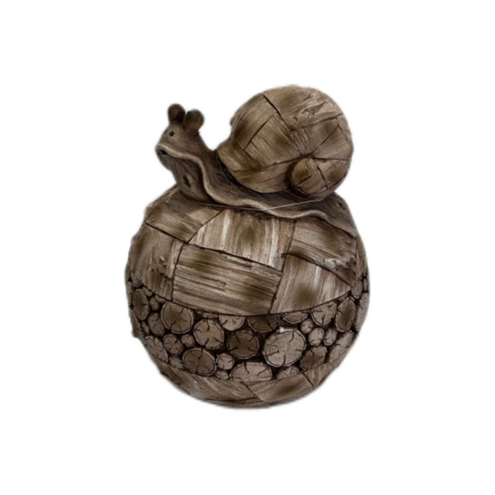 Figura decorativa lumaca su palla 28,5 cm, Figure décorative Escargot sur balle 28,5 cm Decorazione Colibri 669700109259 N. figura 1