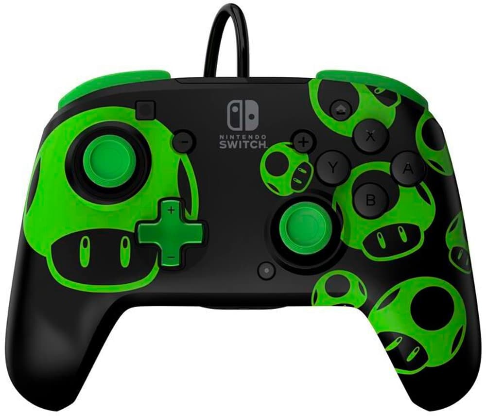 Rematch Wired Controller 500-134-GID Nintendo Switch, 1UP Glow in the Dark Gaming Controller Pdp 785300178668 Bild Nr. 1