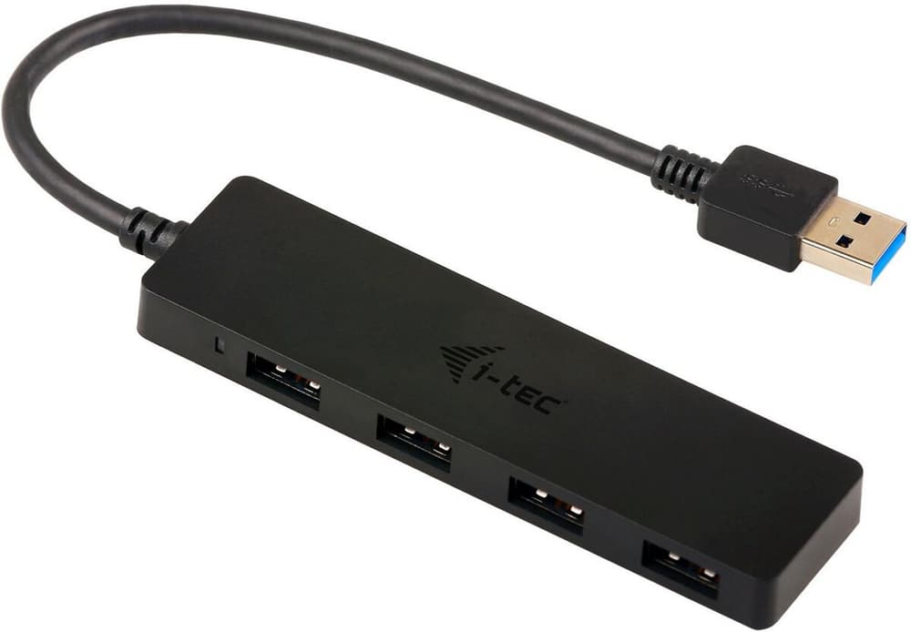 USB 3.0 Slim Passive HUB 4 Port Hub USB + station d’accueil i-Tec 785302423054 Photo no. 1