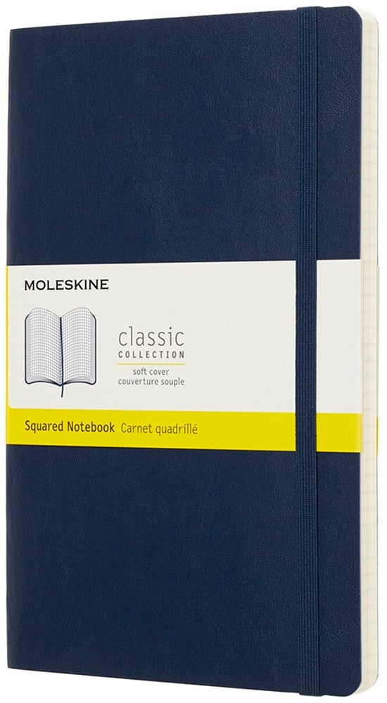 CARNET CARREAUX BLEU SAPHIR Carnet des notes Moleskine® 669700125813 Photo no. 1