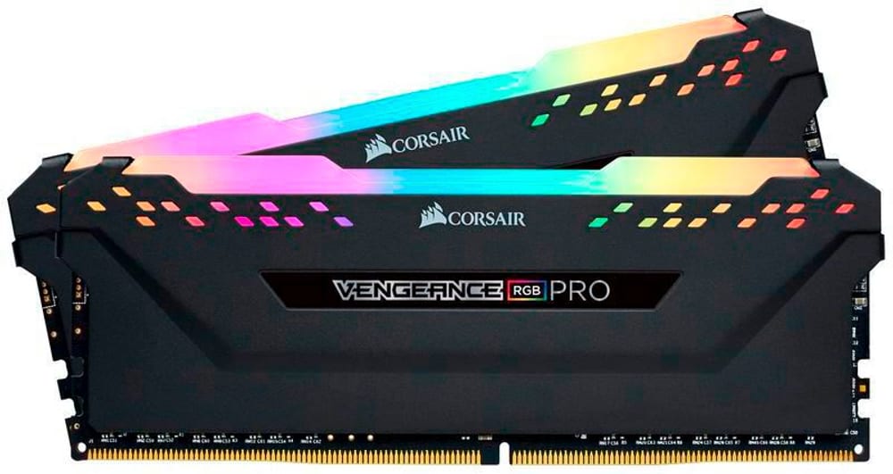 Vengeance RGB PRO Black DDR4-RAM 3600 MHz 2x 8 GB Mémoire vive Corsair 785302423242 Photo no. 1
