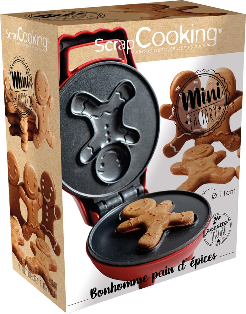 Omino di pan di zenzero Macchina per waffle ScrapCooking 673832600000 N. figura 1