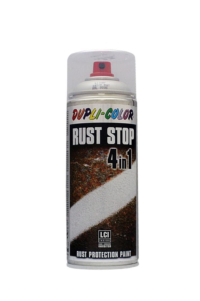 Rust Stop seidenmatte Farbtöne Speziallack Dupli-Color 660828500000 Farbe Silberfarben Inhalt 400.0 ml Bild Nr. 1
