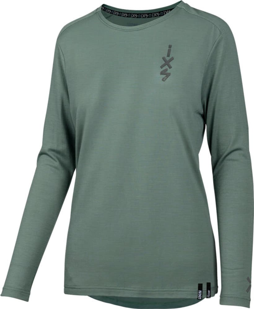Women's Flow Merino long sleeve jersey Maglia a maniche lunghe iXS 470904604415 Taglie 44 Colore smeraldo N. figura 1
