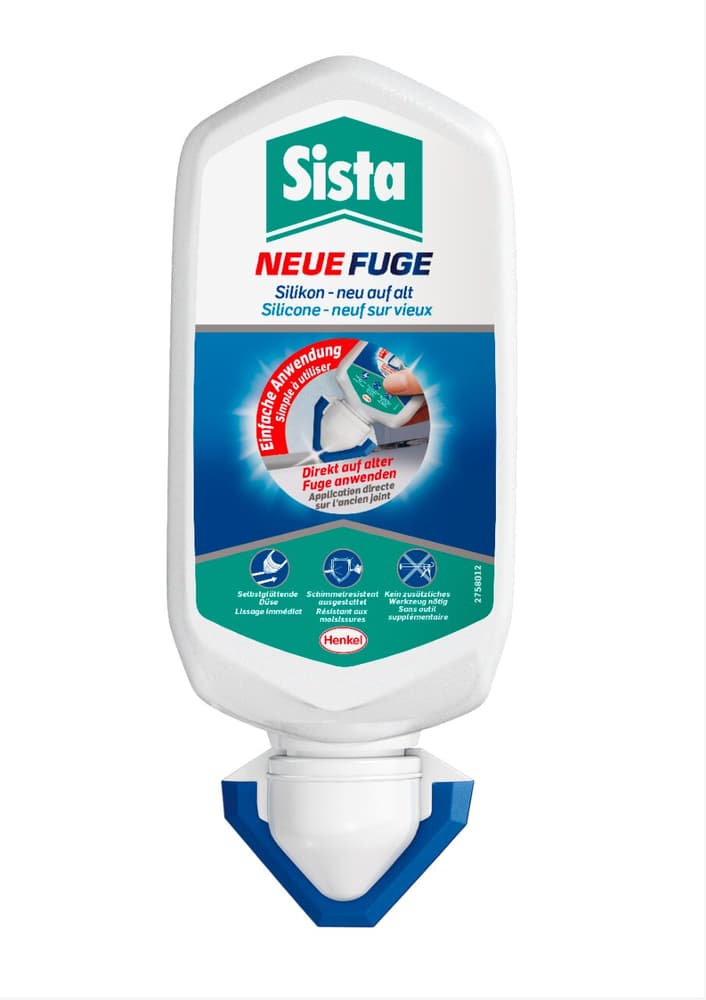 Sista Neue Fuge 80 ml Weiss Silicone pour joint, Fugensilikon 676083400000 Bild Nr. 1