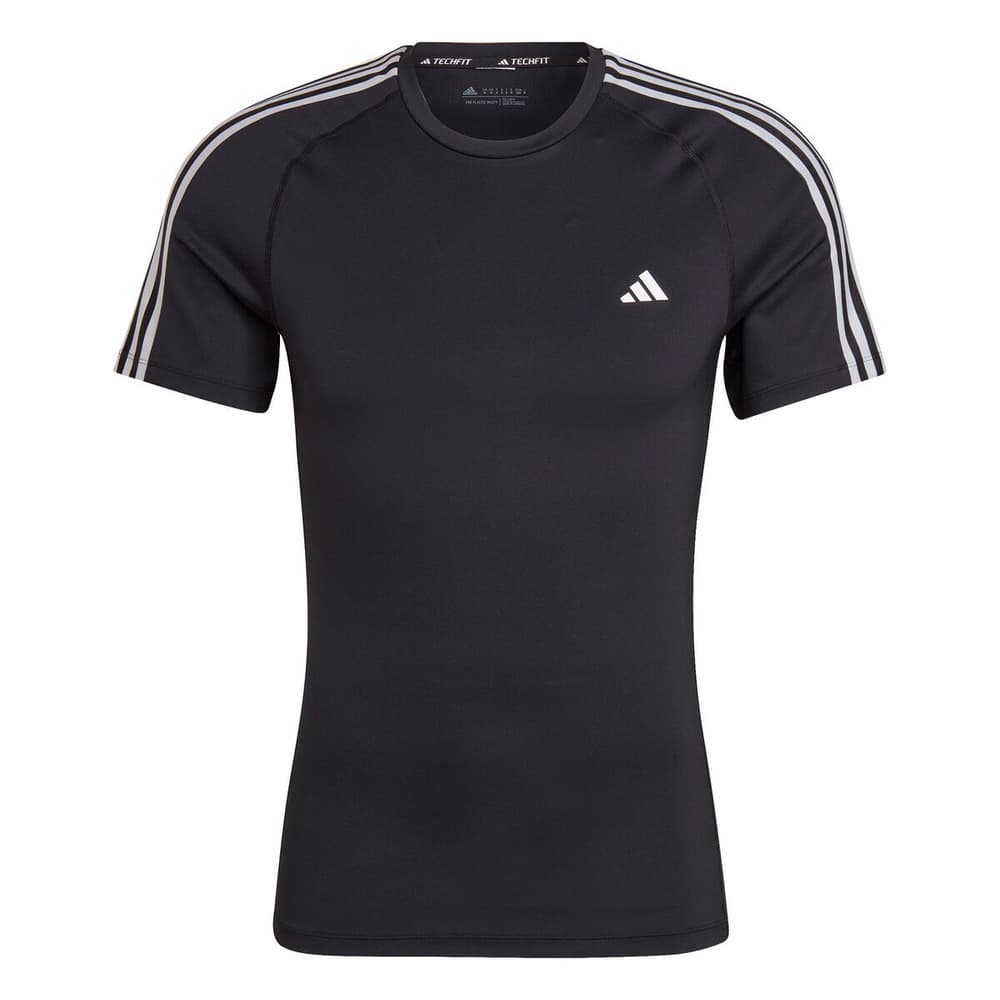 Techfit 3S T-shirt Adidas 471823800320 Taglie S Colore nero N. figura 1