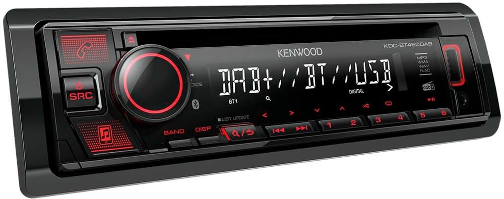 Autoradio KDC-BT450DAB 1 DIN Autoradio Kenwood 785300196070 Bild Nr. 1
