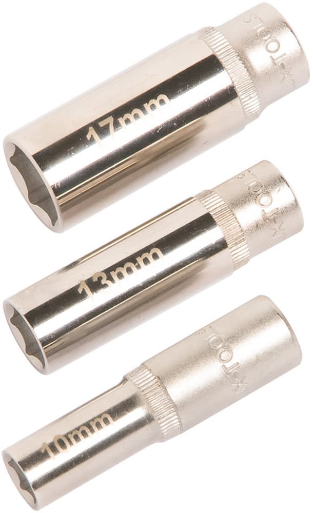 Set di chiavi a bussola Comfort da 3 pz. Chiavi a bussola Lux 601433900000 Taglio 10, 13, 17 mm N. figura 1