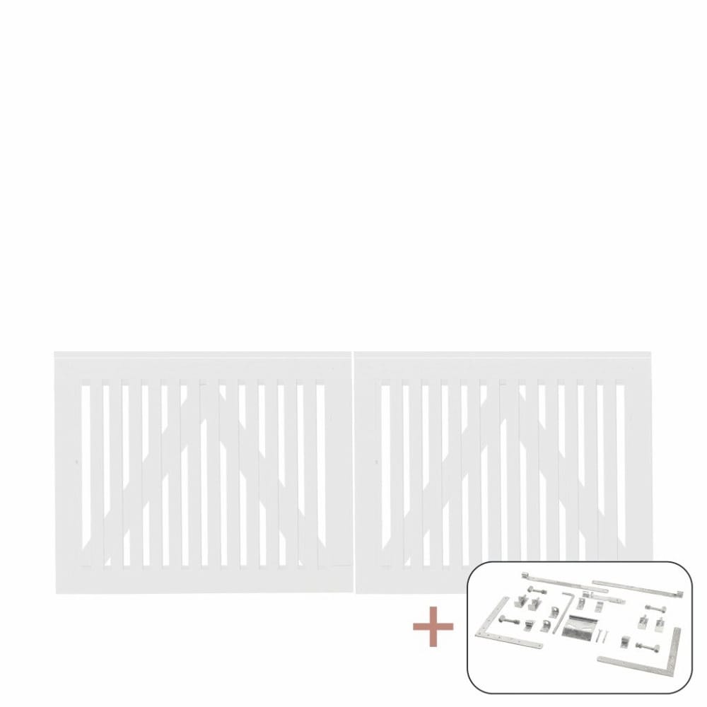 Cancello doppio Sendai 200x80cm, compresa la rubinetteria PLUS 669700107299 N. figura 1