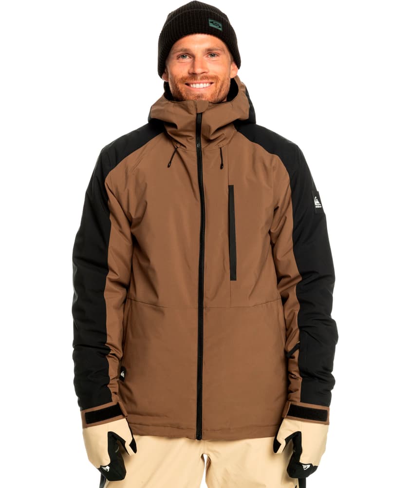 MISSION BLOCK JK Giacca da sci Quiksilver 460398600370 Taglie S Colore marrone N. figura 1