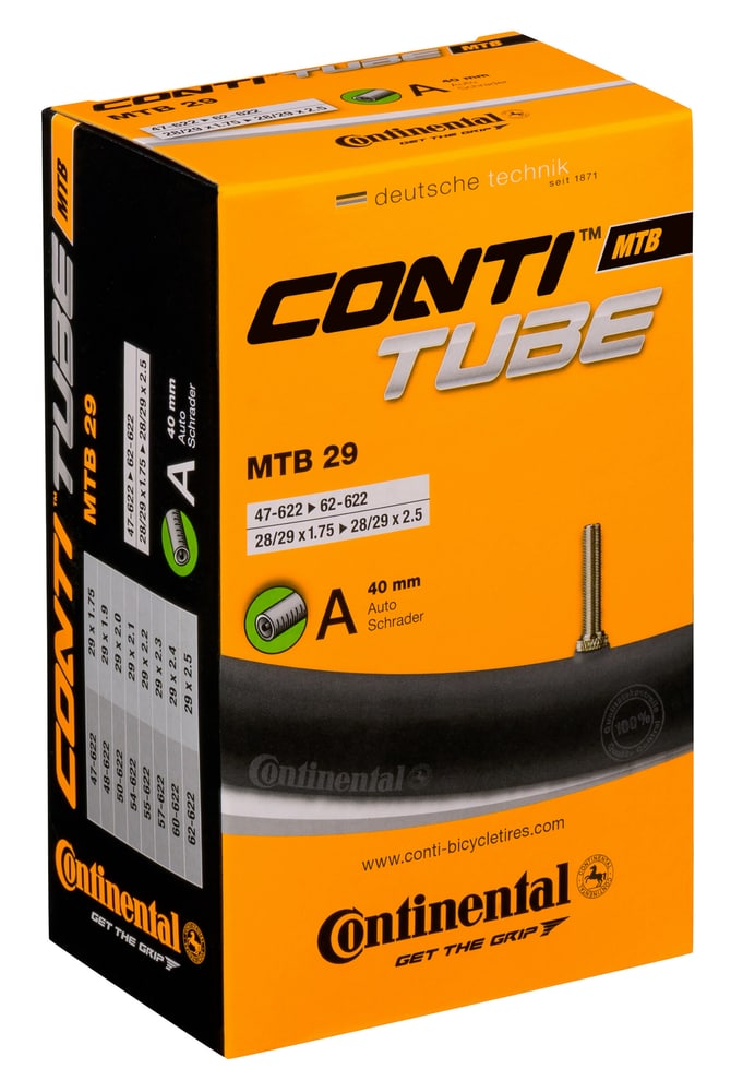 Conti MTB 29 A40 Camera d'aria per bicicletta Continental 462948900000 N. figura 1