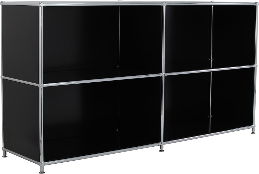 FLEXCUBE Sideboard 401907500000 Dimensions L: 152.0 cm x P: 40.0 cm x H: 80.5 cm Couleur Noir Photo no. 1