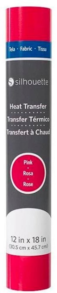 Pellicola termoadesiva Fabric 30.5 x 45.7 cm rosa Pellicola termosaldabile transfer Silhouette 785300165532 N. figura 1