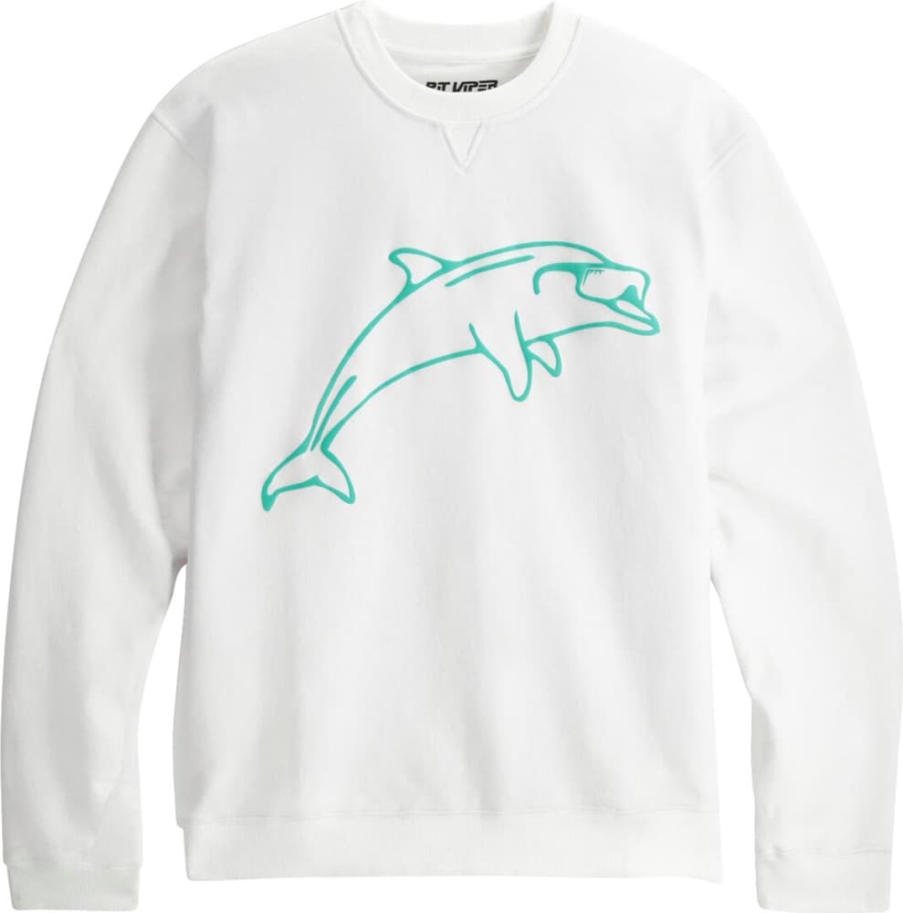 Passion Aquatica Crewn Sweatshirt Pit Viper 470546900310 Taglie S Colore bianco N. figura 1