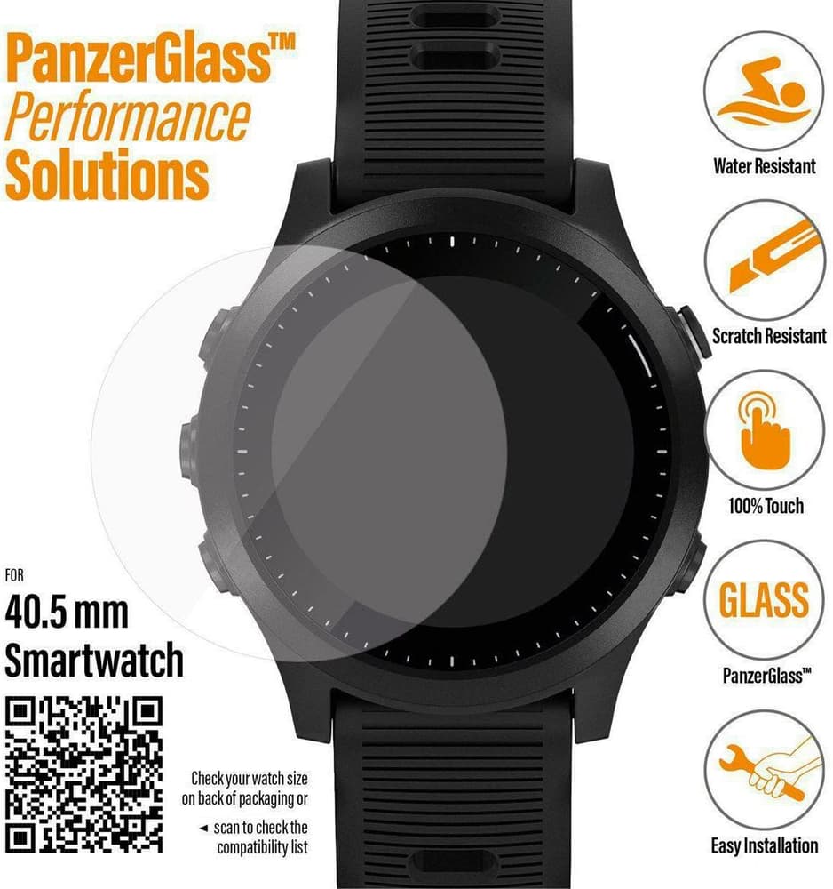 Garmin Fenix 6x Pro / Saphire (40.5 mm) Protection d’écran pour montre connectée Panzerglass 785300196549 Photo no. 1