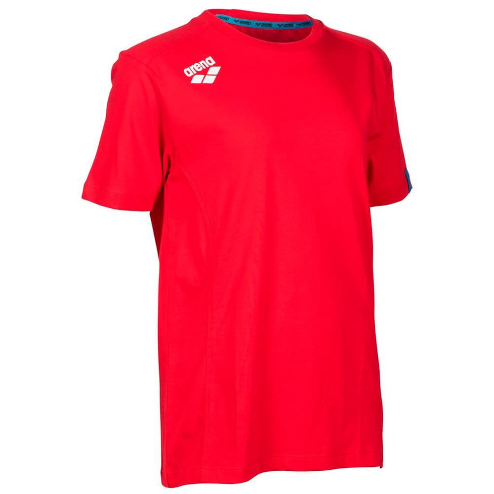 Jr Team T-Shirt Panel T-shirt Arena 468717514030 Taglie 140 Colore rosso N. figura 1